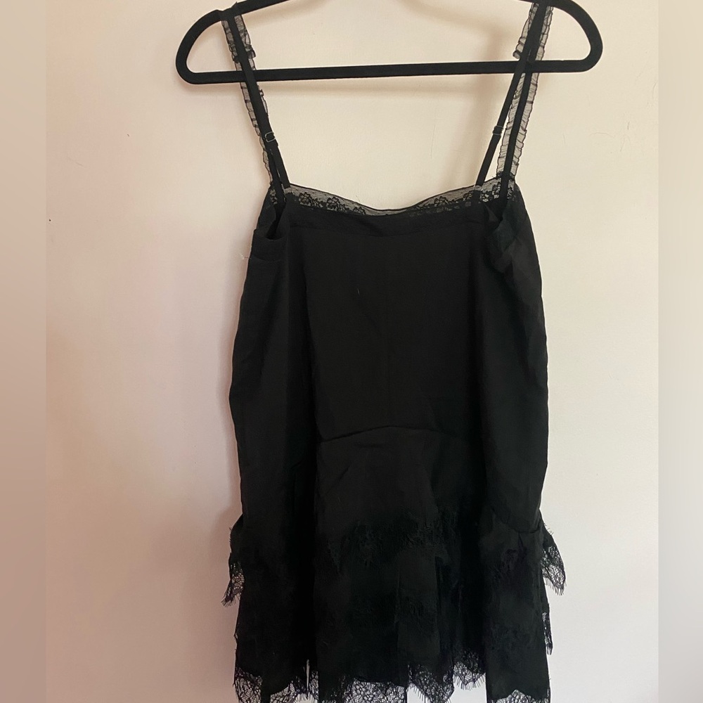Reformation Cleodora Lace Trim Minidress - Picture 5 of 5
